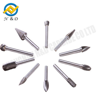 6.35mm Tungsten Carbide Burrs Shank Solid Carbide Burs